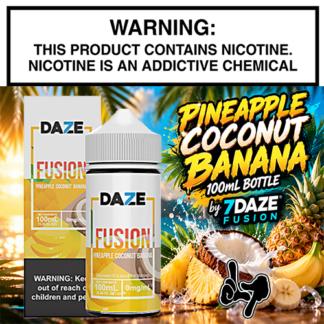 Pineapple Coconut Banana 100mL Bottle by 7 Daze Fusion