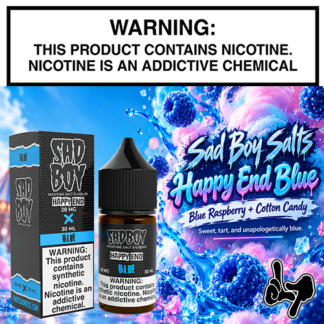 Happy End Blue 30mL Bottle by SadBoy Salts